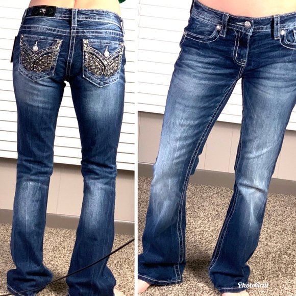 Miss Me Denim - 🚫SOLD! 👖NWT🤩I•MISS ME•I Standard Boot Winged Je